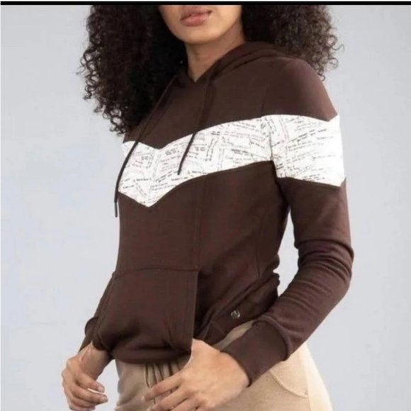 Buffbunny Collection Hero Sweatshirt Hoodie, Size Large, Pink & White - Picture 13 of 13